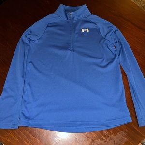 Boys Size Youth-Medium Under Armor Half-Zip pullover
